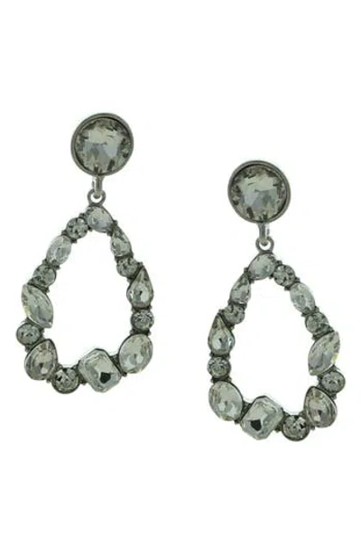 Olivia Welles Lidah Teardrop Earrings In Gray
