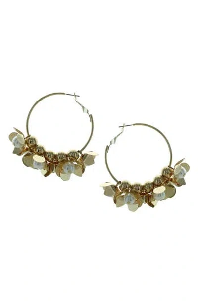 Olivia Welles Lily Hoop Earrings