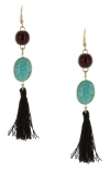 Olivia Welles Lydia Tassel Drop Earrings