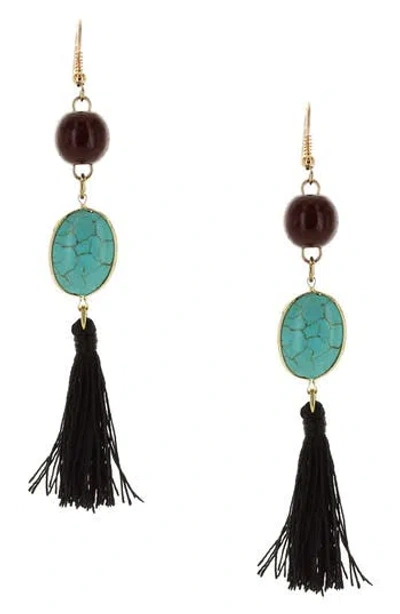Olivia Welles Lydia Tassel Drop Earrings