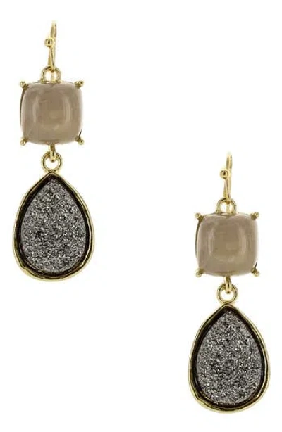 Olivia Welles Makena Stone Drop Earrings