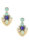 Olivia Welles Mesalina Drop Earrings In Multi