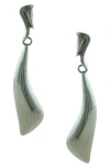Olivia Welles Molly Drop Earrings In Silver