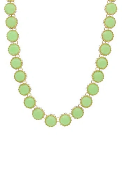Olivia Welles Nabila Stone Necklace In Multi