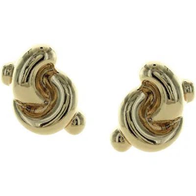 Olivia Welles Nadia Knot Earrings In Gold