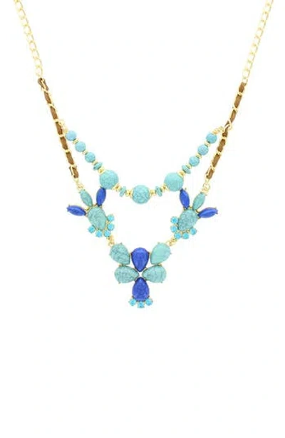 Olivia Welles Nicolette Layer Necklace In Pattern