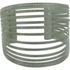 Olivia Welles Open Cuff Bracelet In Silver