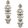 Olivia Welles Piper Drop Earrings In Metallic