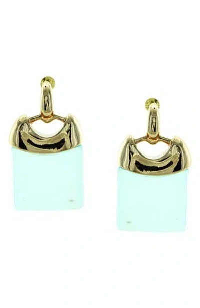 Olivia Welles Purse Drop Earrings In Gold