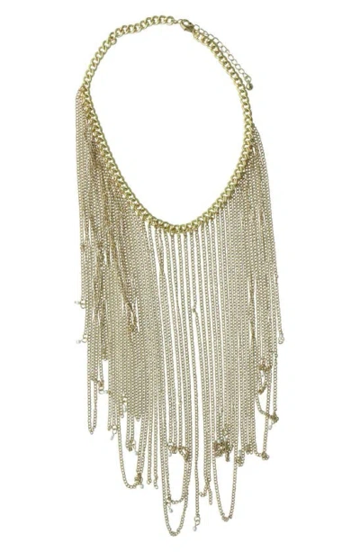 Olivia Welles Raining Chain Necklace In Neutral