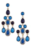 Olivia Welles Royally Chic Drop Earrings In Multi