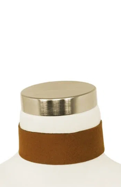 Olivia Welles Sedona Faux Suede Choker Necklace