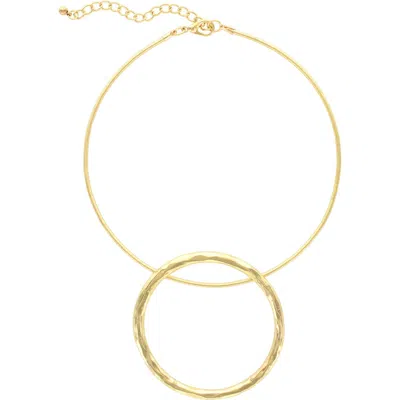 Olivia Welles Shape Up Necklace In Gold