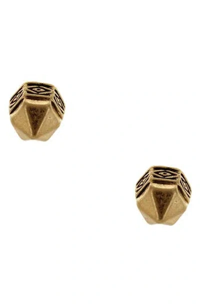 Olivia Welles Shay Spike Stud Earrings In Gold