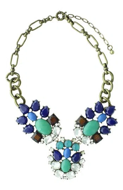 Olivia Welles Shayla Crystal Collar Necklace In Multi