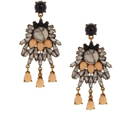 Olivia Welles Shea Stone Drop Earrings In Multi