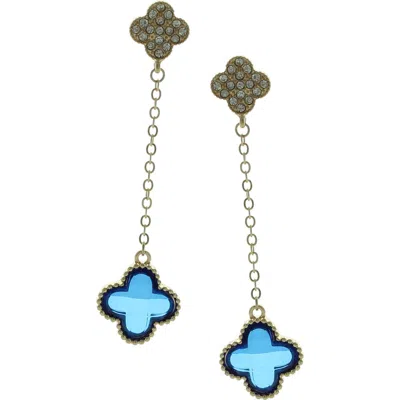 Olivia Welles Taleen Drop Earrings In Multi