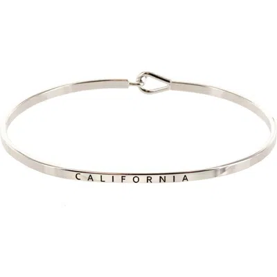 Olivia Welles The Golden State Bracelet In Silver