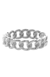 Olivia Welles Vera Curb Chain Link Stretch Bracelet