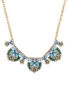Olivia Welles Vivienne Deco Collar Necklace In Gold