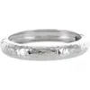 Olivia Welles Wave Hammered Bangle In Metallic
