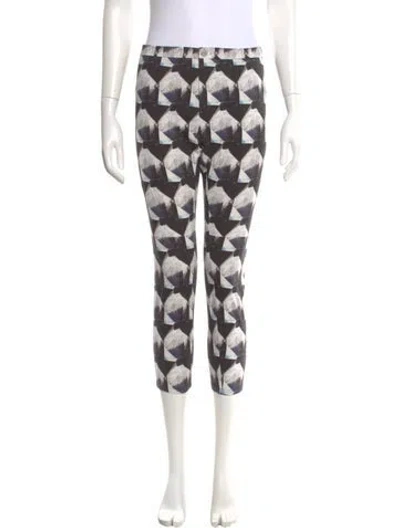 Pre-owned Olivier Theyskens Printed Skinny Leg Pants In Multi