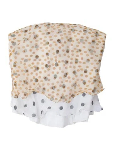 Pre-owned Olivier Theyskens Vintage 2000 Top In Neutrals