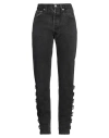 Olivier Theyskens Woman Jeans Black Size 2 Cotton In Black