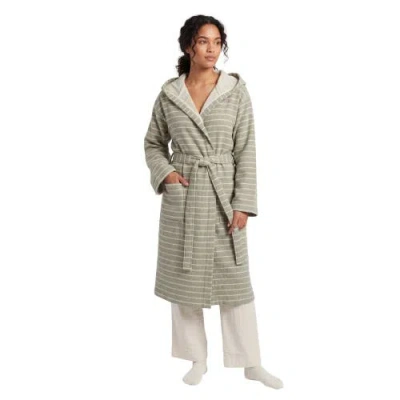 Oliviera Home Cloud Soft Turkish Cotton Towel Robe In Gray