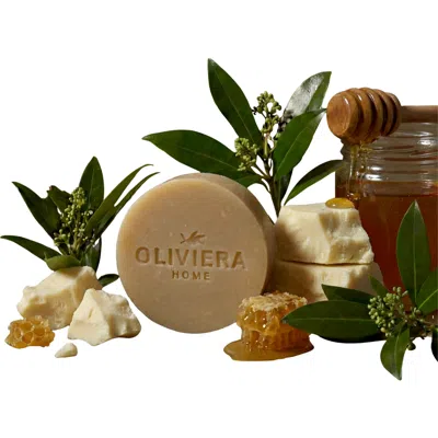 Oliviera Home Honey & Shea Bar Soap Trio In Sand