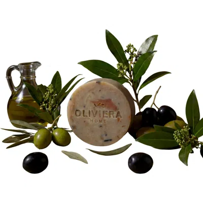 Oliviera Home Olive Oil Bar Soap Trio In Green