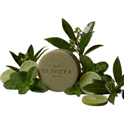 Oliviera Home Peppermint Bar Soap Trio In White