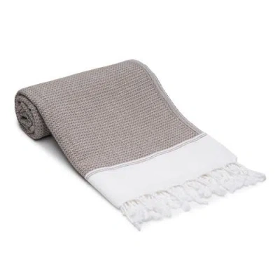 Oliviera Home Pria Turkish Cotton Bath Towel In Brown