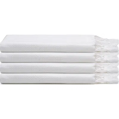 Oliviera Home Pria Turkish Cotton Hand Towel Bundle In White