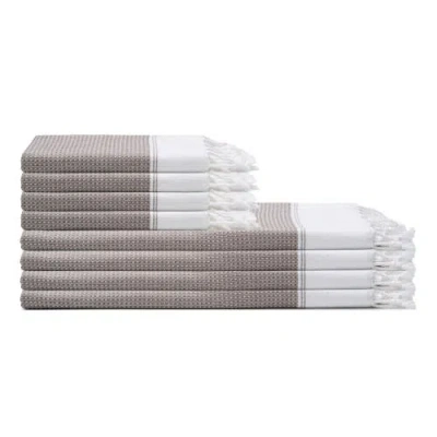 Oliviera Home Pria Turkish Cotton Towel Bundle In Brown