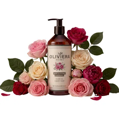 Oliviera Home Rose & Peony Harmony Hand Wash Duo In Transparent