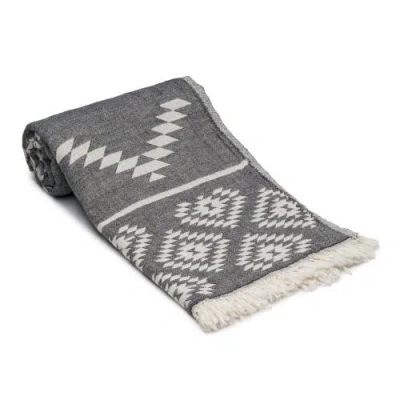 Oliviera Home Turkish Cotton Bath Towel In Black