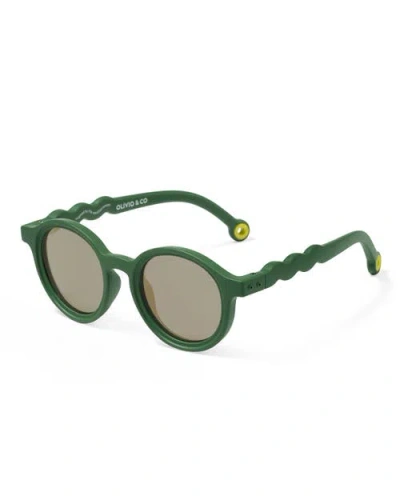 Olivio Kids'  Infant Oval Sunglasses In Green