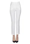 Olla Parèg Cigarette Trousers In Ivory