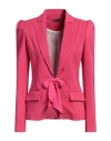 Olla Parèg Olla Parég Woman Blazer Fuchsia Size 4 Polyester, Elastane In Pink