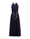 Olla Parèg Olla Parég Woman Maxi Dress Dark Purple Size 6 Polyester, Viscose In Purple