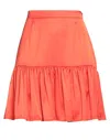 Olla Parèg Mini Skirts In Tomato Red