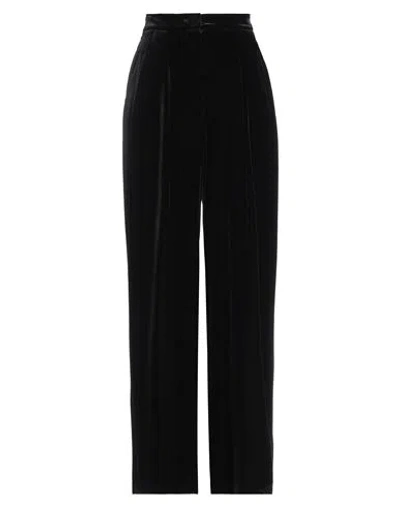 Olla Parèg Olla Parég Woman Pants Black Size 6 Polyester, Elastane