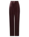 Olla Parèg Olla Parég Woman Pants Cocoa Size 8 Polyester, Elastane In Brown