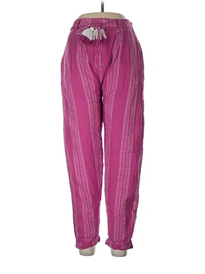 Pre-owned Ollari Casual Pants In Purple