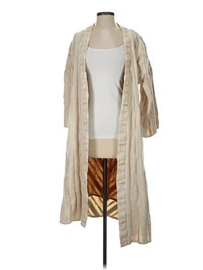 Pre-owned Ollari Coat In Ivory