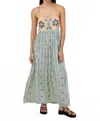 Ollari Lucia Maxi Dress In Geo In Multi