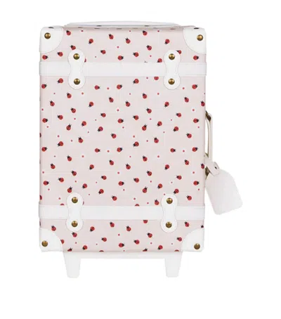 Olli Ella Ladybug Print See-ya Suitcase