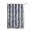Olliix Odette Jacquard Shower Curtain In Navy