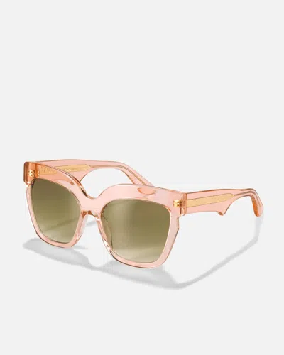 Ollu Women's Papaya Sunglasses In Blush In Gold